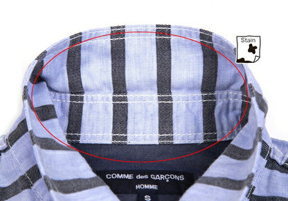 COMME des GARCONS HOMME Cotton Linen Shirt Blue Size S