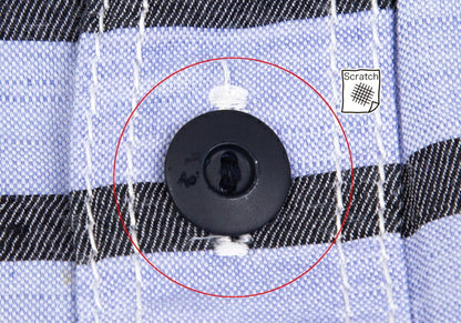 COMME des GARCONS HOMME Cotton Linen Shirt Blue Size S