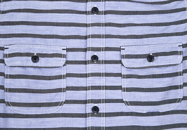 COMME des GARCONS HOMME Cotton Linen Shirt Blue Size S