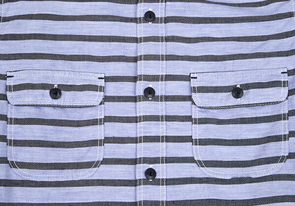 COMME des GARCONS HOMME Cotton Linen Shirt Blue Size S