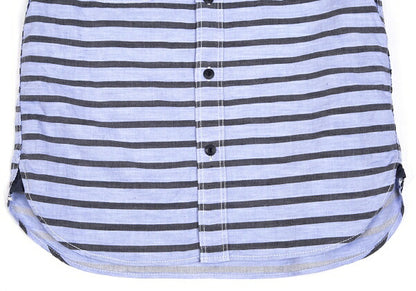 COMME des GARCONS HOMME Cotton Linen Shirt Blue Size S