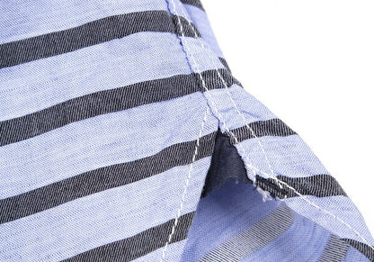 COMME des GARCONS HOMME Cotton Linen Shirt Blue Size S