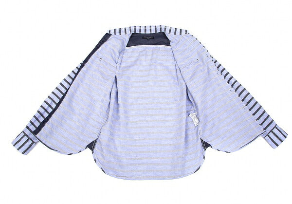 COMME des GARCONS HOMME Cotton Linen Shirt Blue Size S