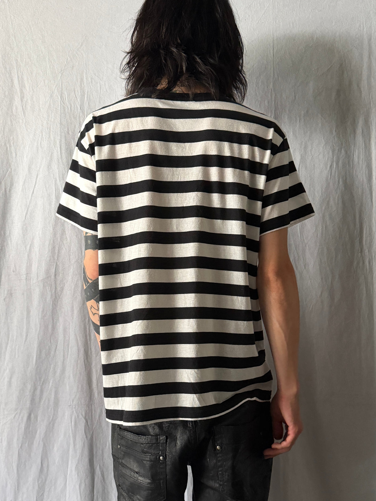 HELL CAT PUNKS Damaged Border Tee Size FREE