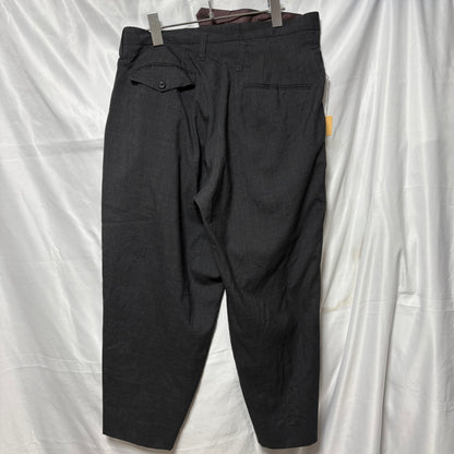 kolor 21SS Asymmetric Wool Cropped Pants Gray Size 2