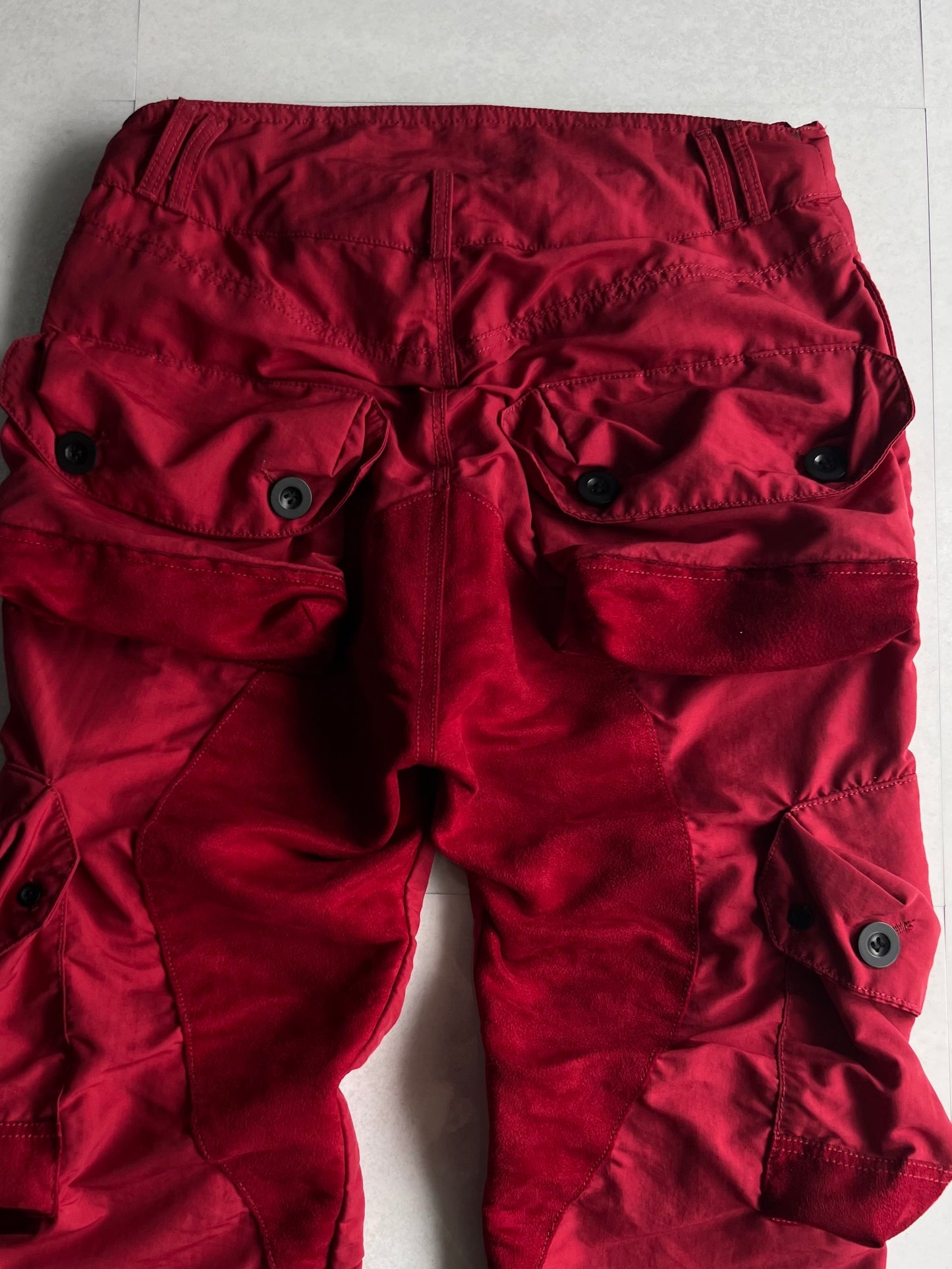 Vintage Red "Blood sweat&tears" Cargo Pants Size 40