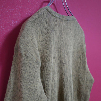 Issey Miyake Yellow Oversized 3D Patterned T-Shirt Size M
