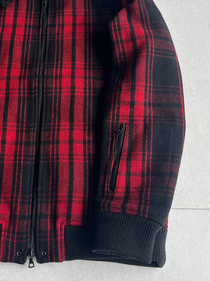 Sophnet. Multi Wool Blend Check Jacket Size S