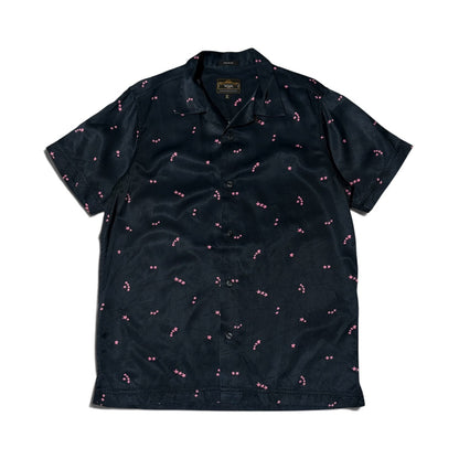 WTAPS Star Pattern Open Collar Rayon Blend S/S Shirt Size M