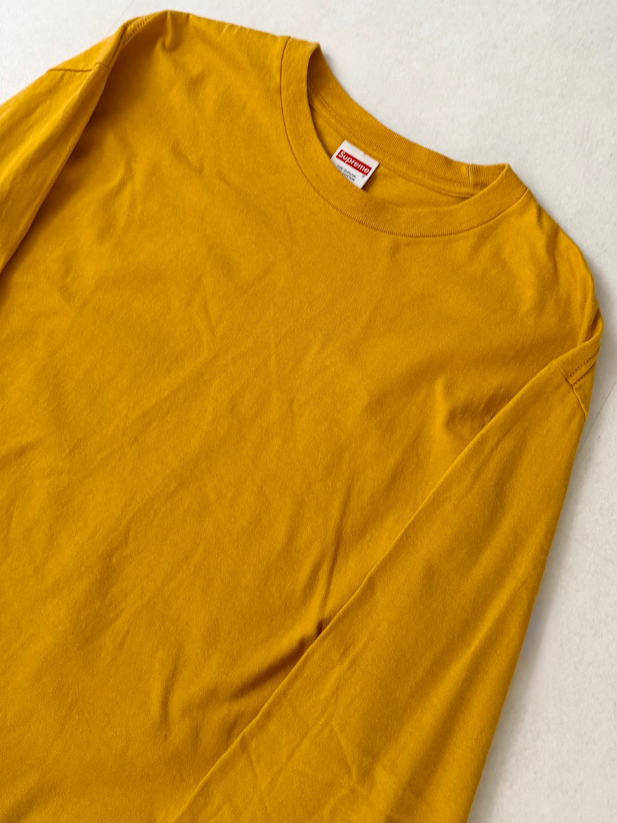 Supreme Cotton Long Sleeve T-Shirt Size L