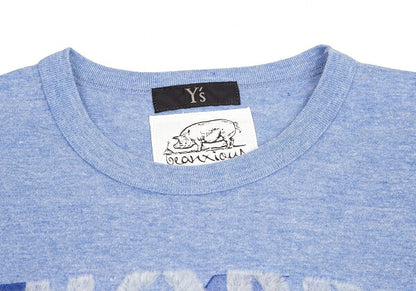 be anxious x Y's Flocked T-Shirt Blue Size 2