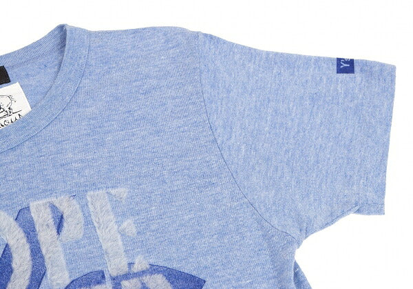 be anxious x Y's Flocked T-Shirt Blue Size 2