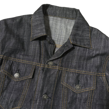Vintage Lucien Pellat-Finet Black Denim Rhinestone Size M