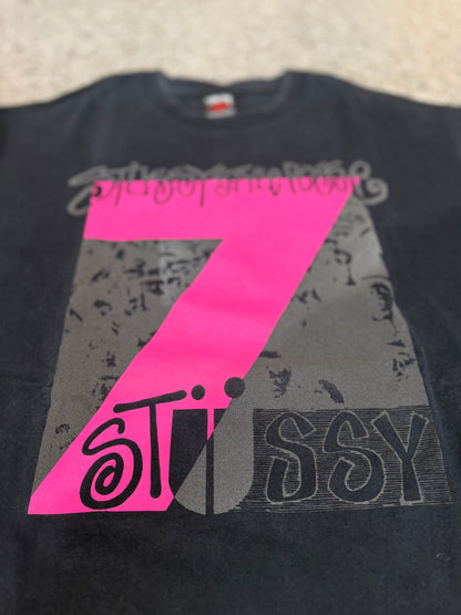 STUSSY KAGOSHIMA Chapt 7th Anniv. T-Shirt Black Size M
