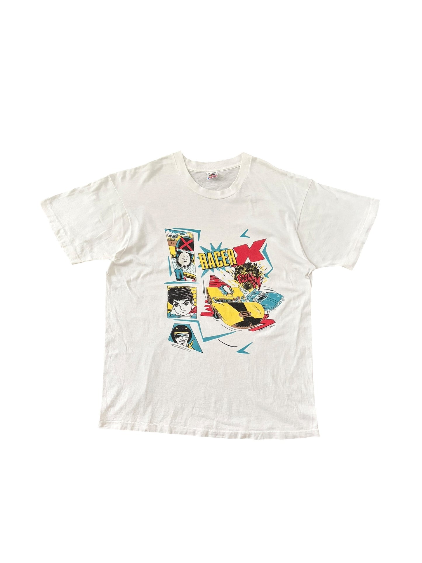Speed Racer 90s Mach GoGoGo Anime Made in USA T-Shirt Size L