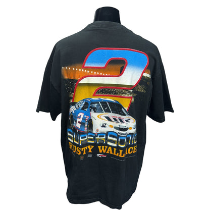 Chase Authentics 90s SUPERSONIC RUSTY WALLACE T-Shirt Size L