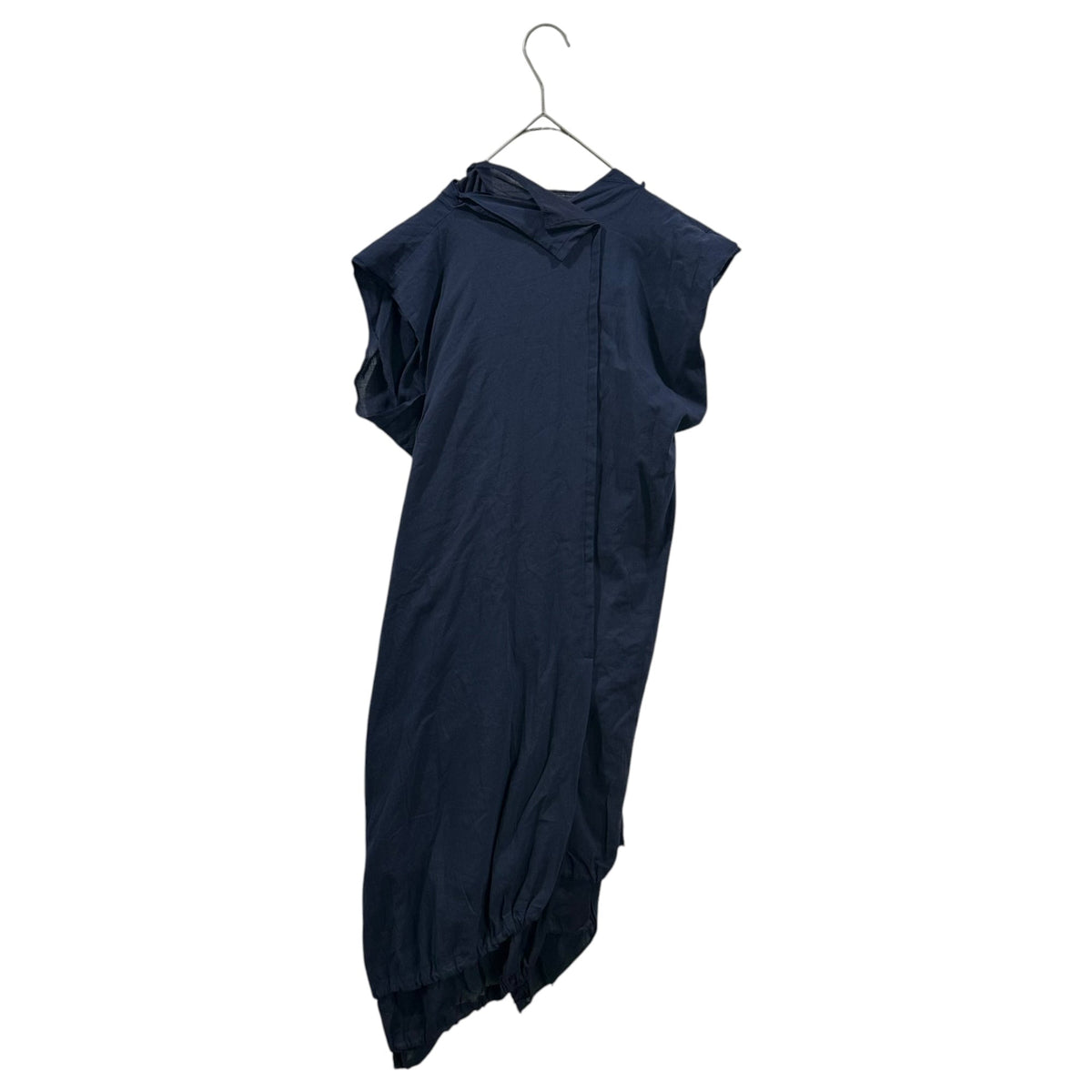 COMME des GARCONS 08SS Hem Drawstring Dress Navy Size SS