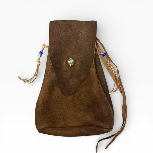 Undercover Deerskin Shoulder Pouch