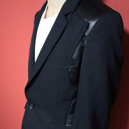 Comme des Garcons NOIR 06AW Leather Panel Jacket Size SS