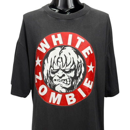 WHITE ZOMBIE 90s La Sexorcisto Tour T-Shirt White Size XL