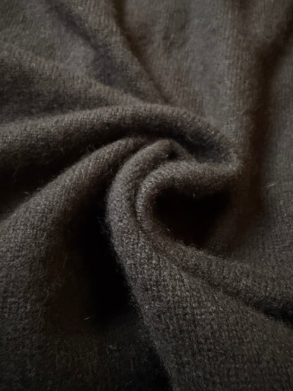 Y's AW00 Cashmere Deep V-Neck Sweater Brown