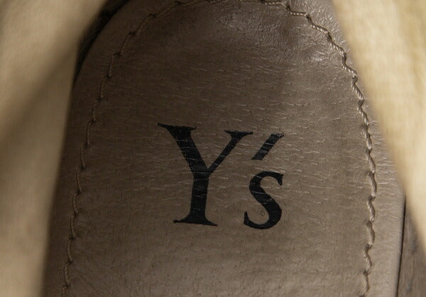 Y's for men Distressed Leather Sneakers Brown Size 28cm