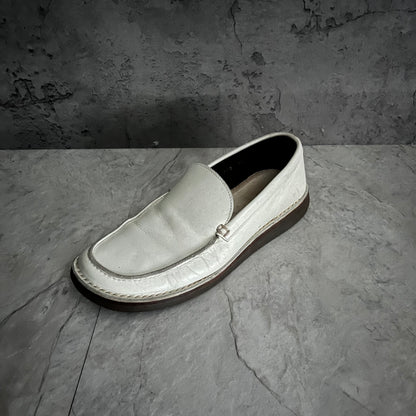 Prada White Loafer Size 26
