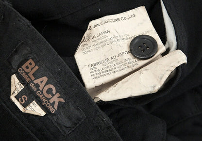 BLACK COMME des GARCONS Garment Dyed Pants Black Size S