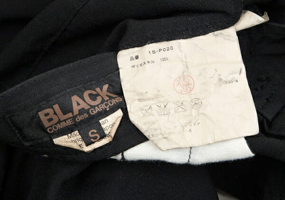 BLACK COMME des GARCONS Garment Dyed Pants Black Size S