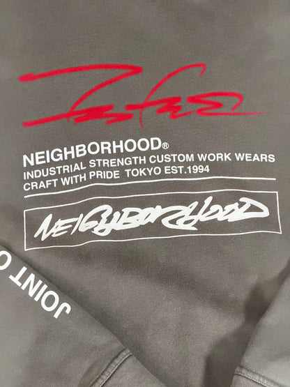 Neighborhood x FUTURA LABORATORIES Hoodie Gray Size XL