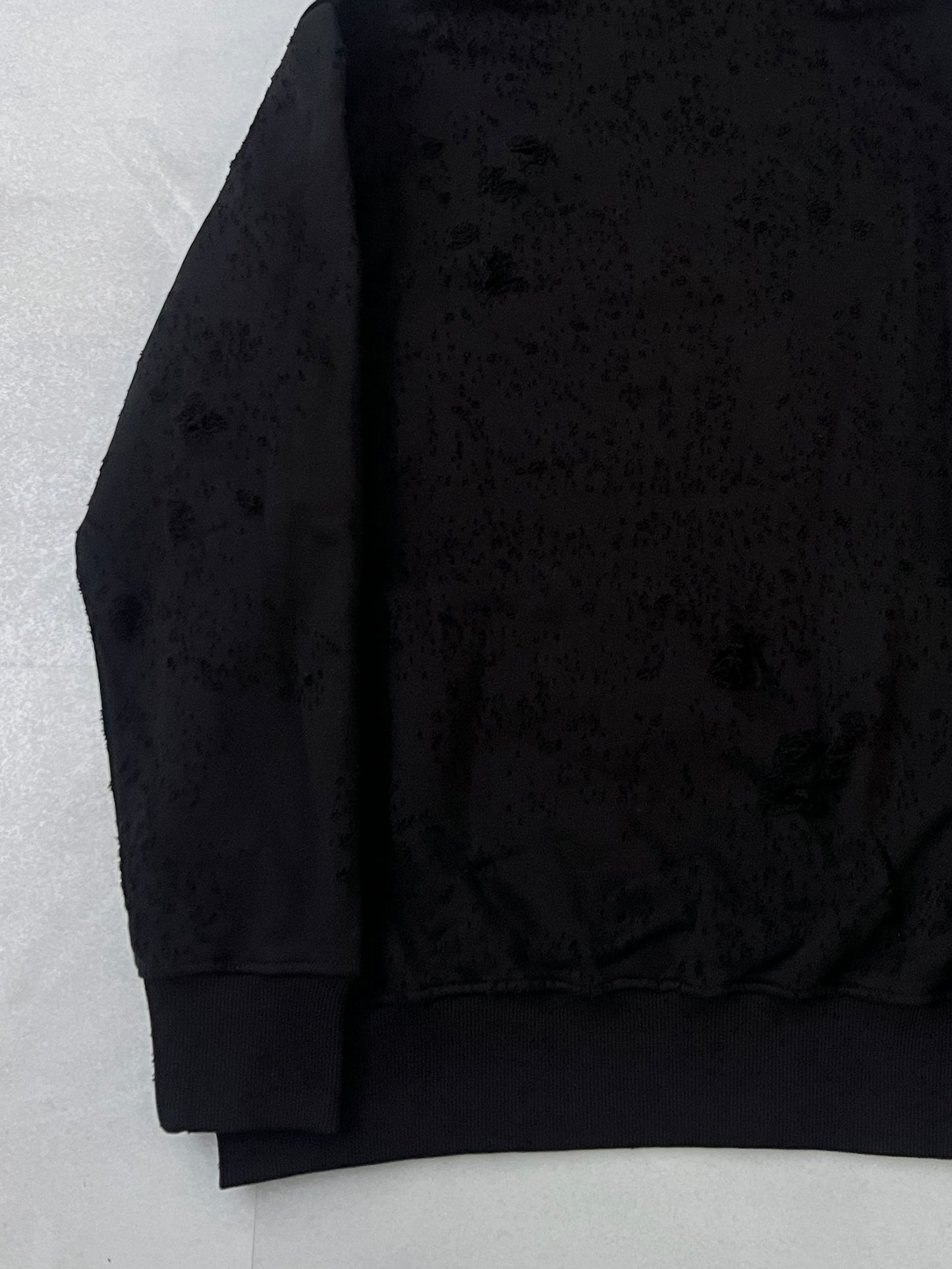 Alyx Damaged Black Hoodie Size XL