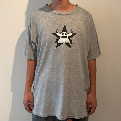 Toy Machine 90s Skate Gray T-Shirt Size XL