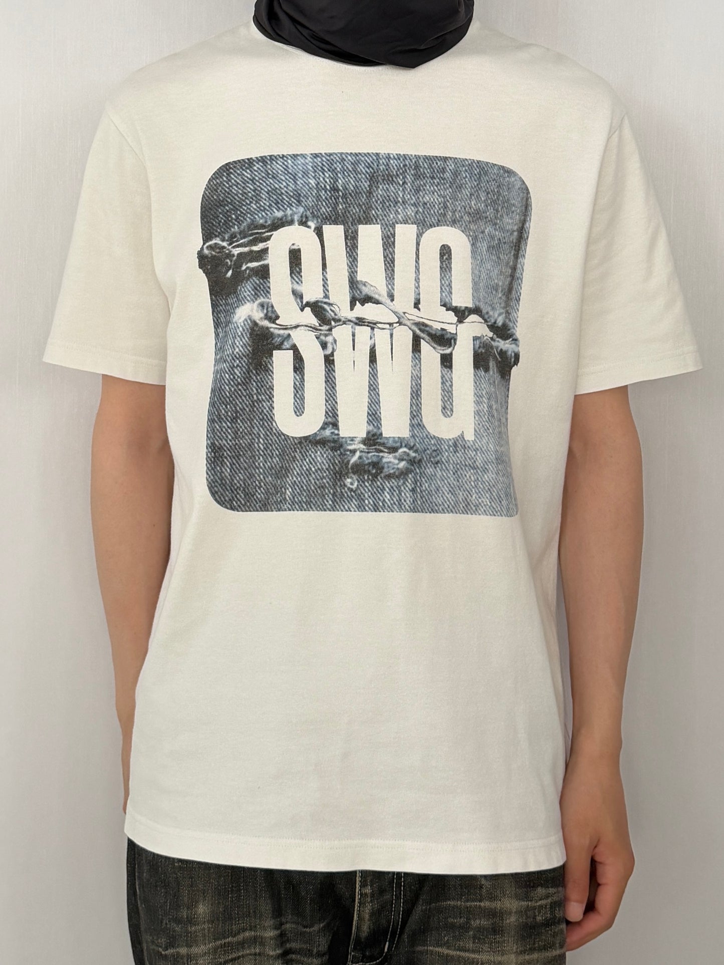 Swagger White Message T-Shirt Size M