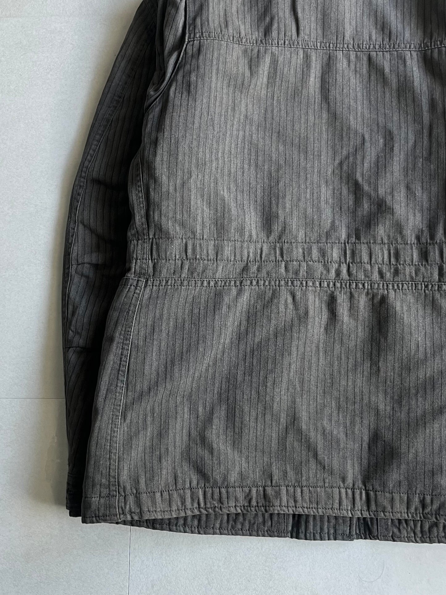 Neighborhood Work Cotton Jacket Gray Size M