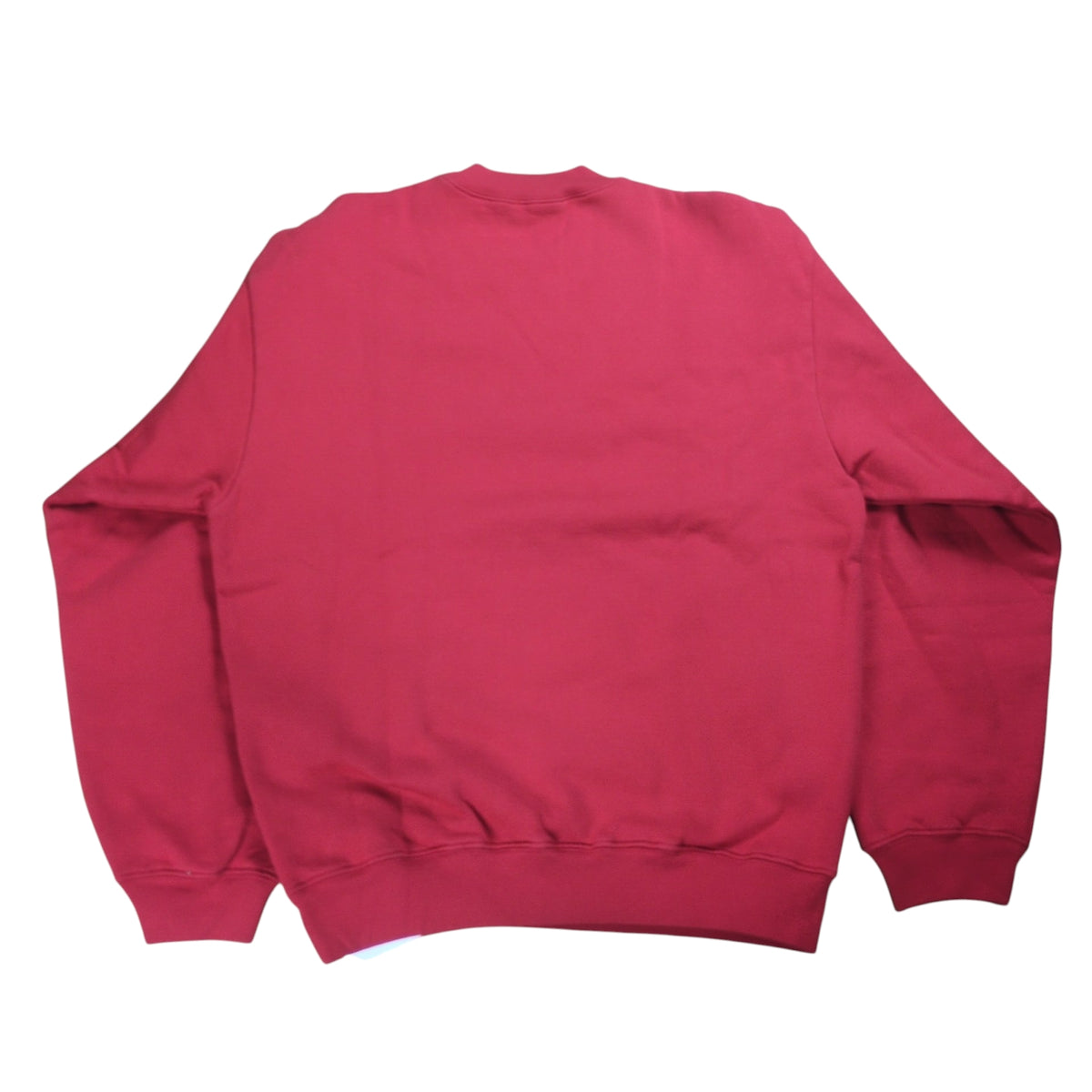 Balenciaga Red Cotton Mini Logo Printed Sweatshirt Size S
