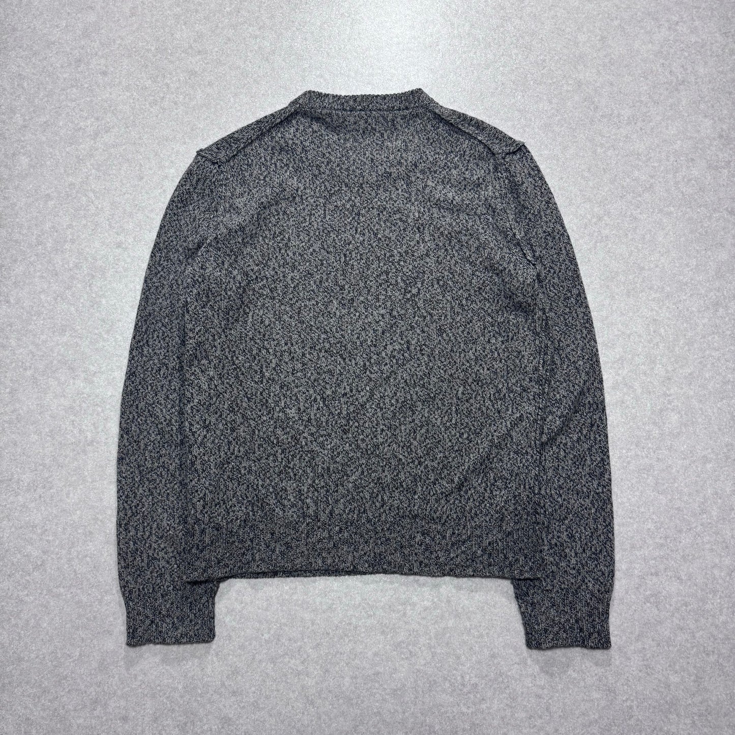 Dolce & Gabbana Gray Wool Knit Shirt Size M