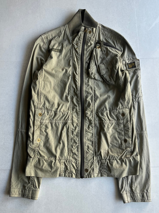 Vintage Green G-Star Raw Cotton Tech Jacket Size S
