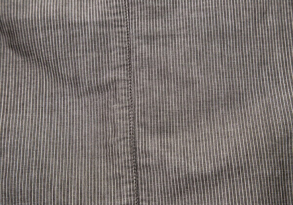 Papas Cotton Linen Stripe Tailored Blazer Brown-Gray Size M