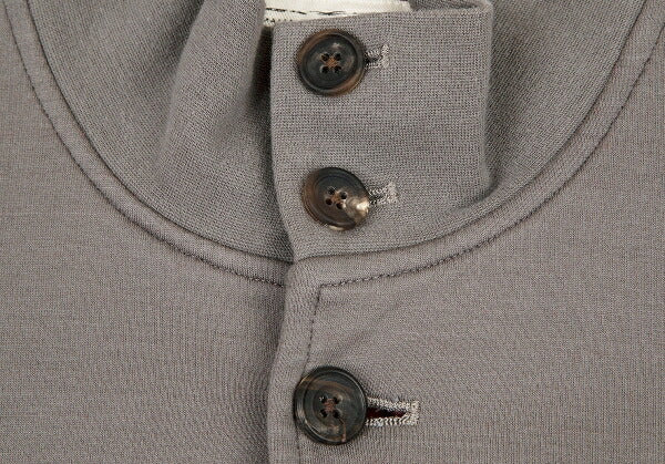 Papas Logo Embroidered Sweat Jacket Gray Size M