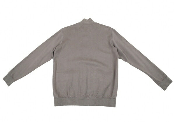 Papas Logo Embroidered Sweat Jacket Gray Size M