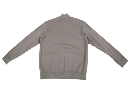 Papas Logo Embroidered Sweat Jacket Gray Size M