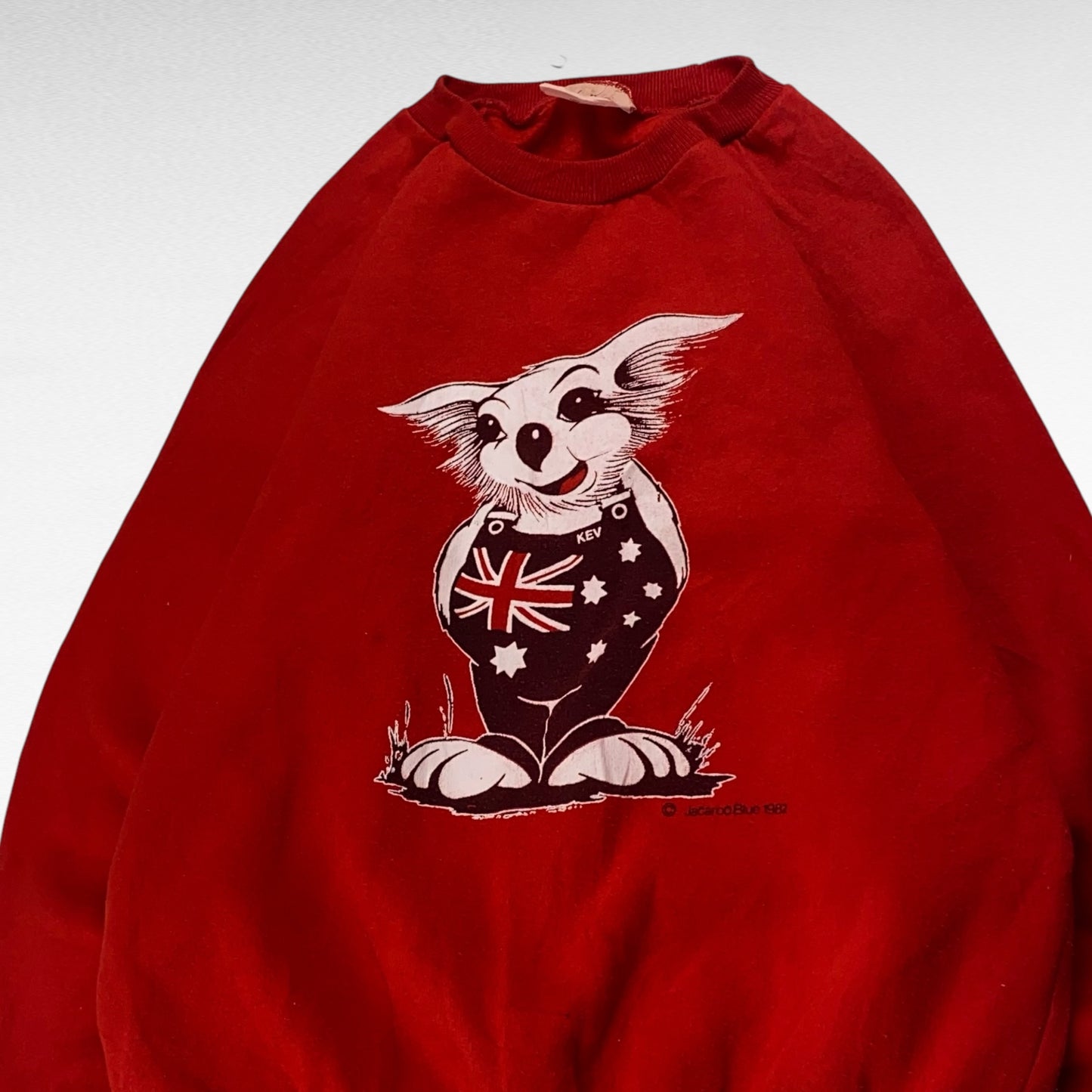 Van Duke 80s Sweatshirt Red Size M