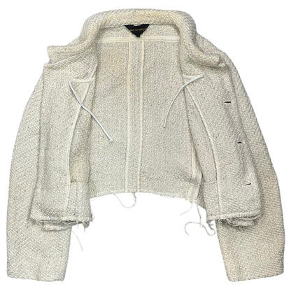 COMME des GARCONS 02SS Frayed Tweed Jacket Size S