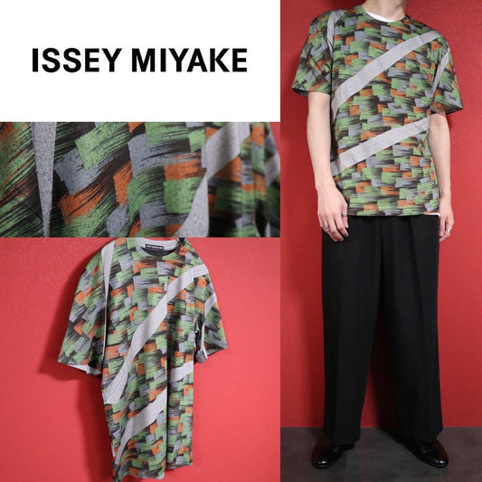 Issey Miyake Asymmetric Diagonal Pleated Pattern Size M