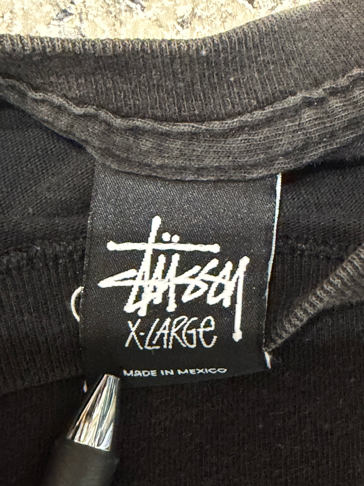 STUSSY Funky Kids T-Shirt Black Size XL