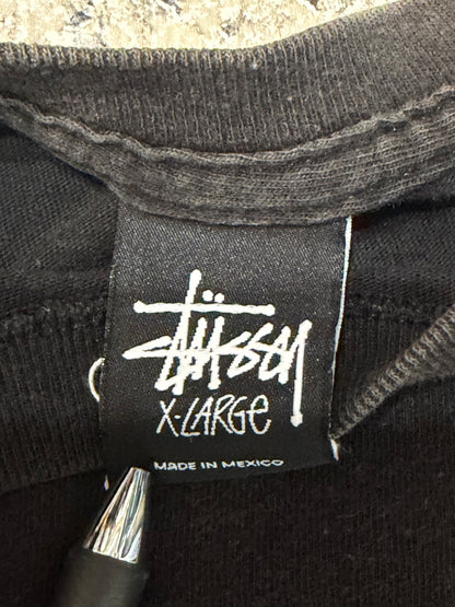 STUSSY Funky Kids T-Shirt Black Size XL