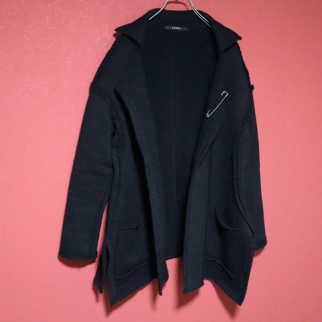 Limi Feu Inside-Out Safety Pin Deconstructed Coat Size 2