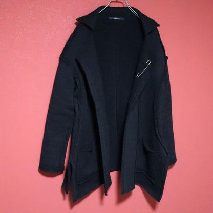 Limi Feu Inside-Out Safety Pin Deconstructed Coat Size 2