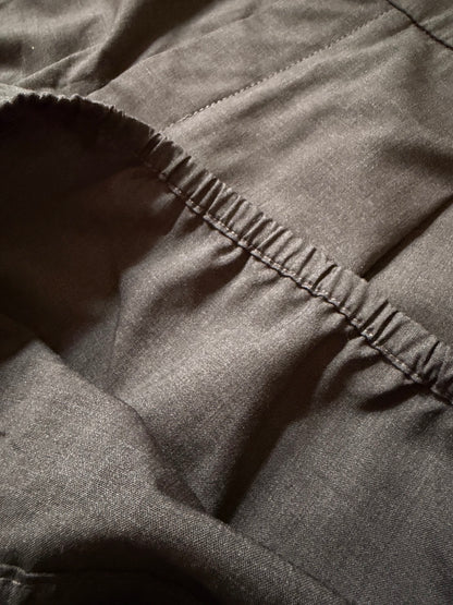PRADA SS09 Virgin Wool Tailored Shorts Gray Size S