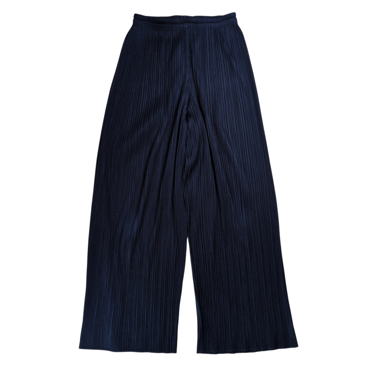 PLEATS PLEASE ISSEY MIYAKE Navy Pleats Straight Pants Size 1